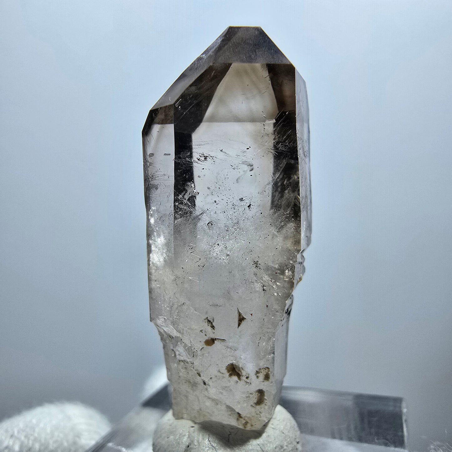 Clear Phantom Smoky Quartz Scepter Point Goboboseb, Namibia 37*13*10mm 