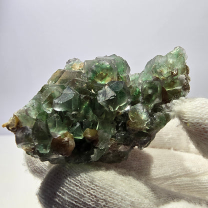Phantom Fluorit, Hyalit, Muskovit Stufe Erongo, Namibia 52*34*31mm