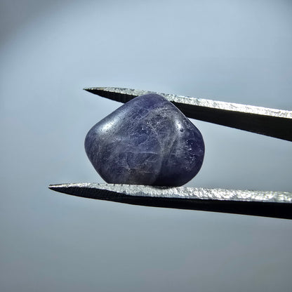 Cristal de tanzanite rare, poli bleu Tanzanie 14*13*6mm 