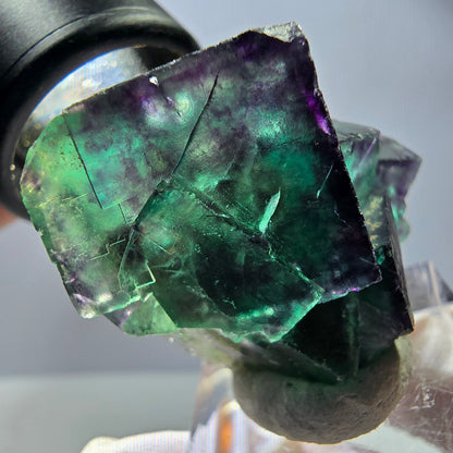 Rare Fluorite Cube Specimen, green purple Okorusu, Namibia 42*31*30mm 