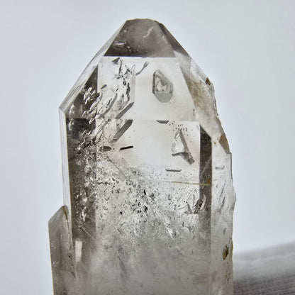 Enhydro Phantom Smoky Quartz Tip 1x Bubble Goboboseb, Namibie 47*23*14mm 