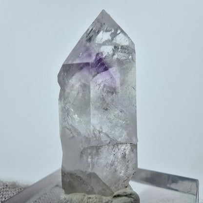 Cristal d'améthyste fantôme transparent Streep Mine Goboboseb Namibie 31*13*12mm 