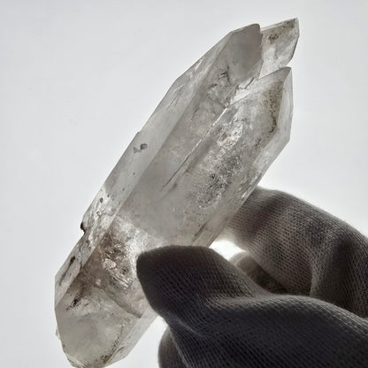 Gobo de poche Lemurian Phantom Skeleton en quartz fumé, DT Scepter Valentine. Namibie 117 x 36 x 29 mm 