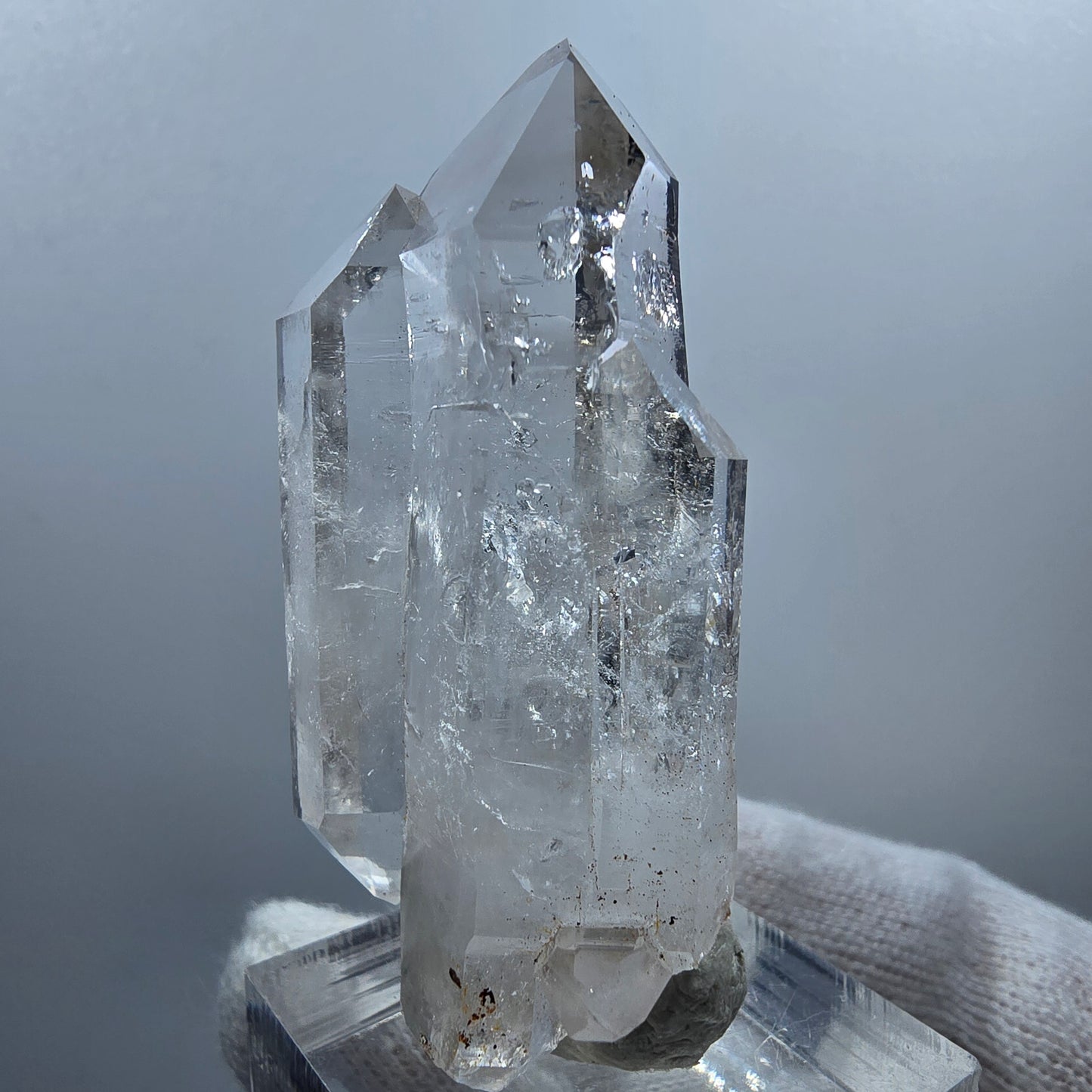 Lemurian Phantom Smoky Quartz DT Scepter Stage Valentine Pocket Goboboseb Namibie 55*24*21mm 