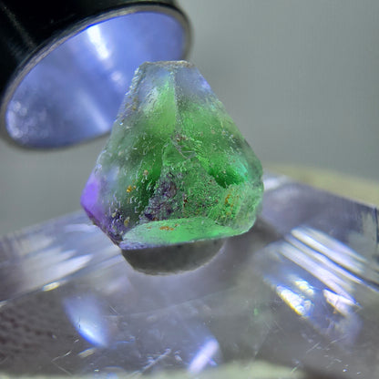 Phantom Fluorit Würfe, hexagonal, grün weiß Erongo, Namibia 12*9*9mm