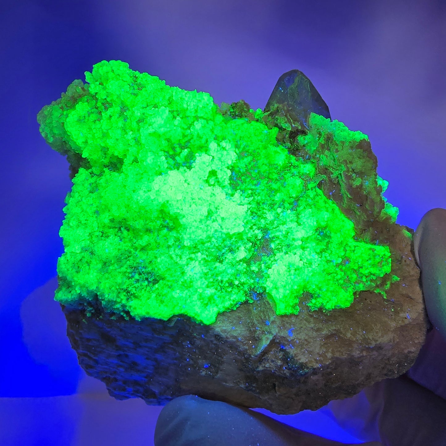 Seltene Hyalit Opal, Rauchquarz, Orthoklas Stufe Erongo, Namibia 75*60*51mm