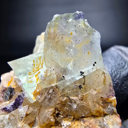 Cubes de fluorite très clairs niveau vert Omehane, collection Namibie 41*31*30mm