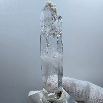Quartz fumé lémurien Enhydro DT, quartz druze Valentine Pocket Goboboseb Namibie 69 x 17 x 13 mm 