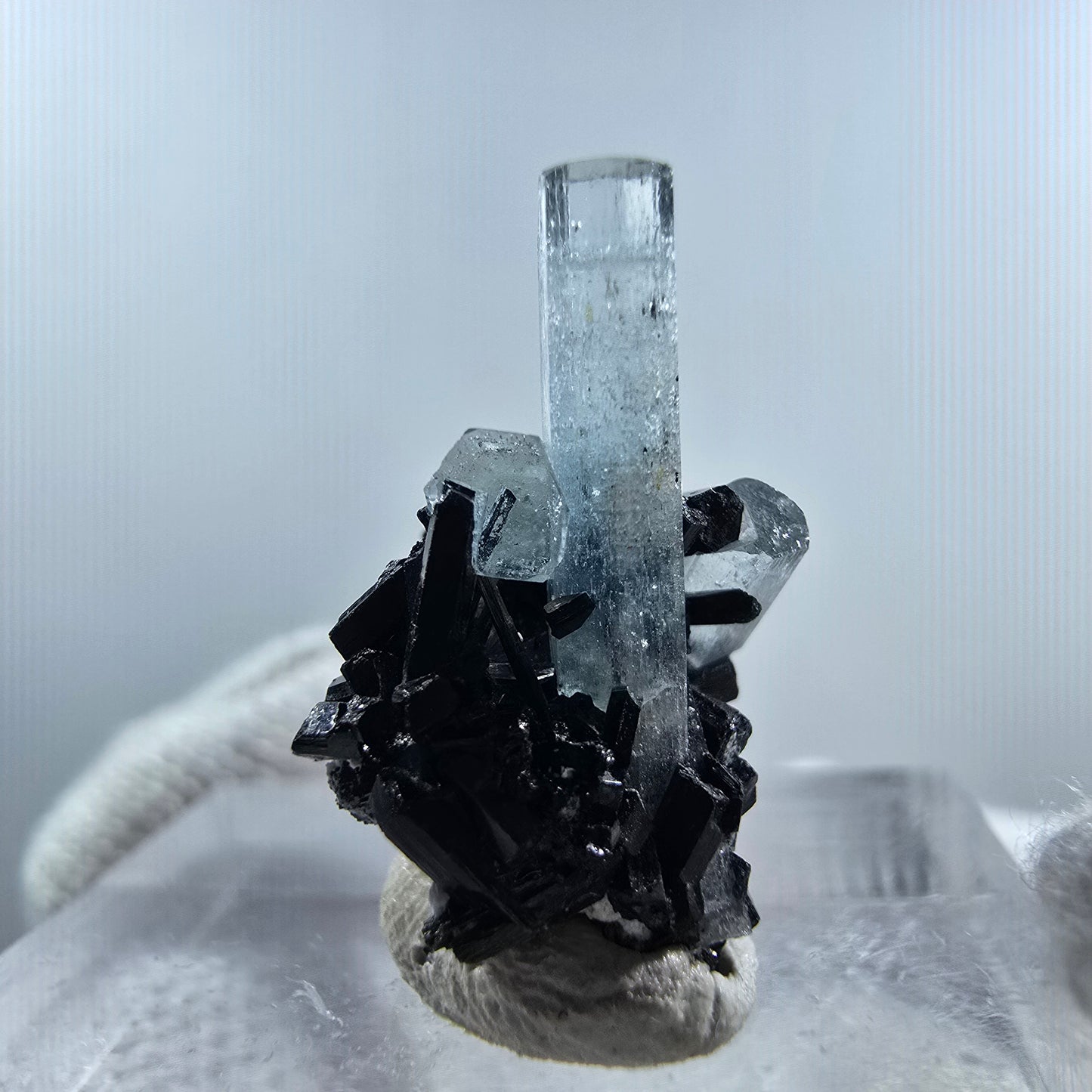 Aigue-marine Setlene, tourmaline Schörl stade Erongo, Namibie 19*17*12mm 