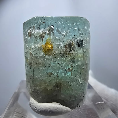 Seltener Aquamarin X mit Schörl Turmalin Erongo, Namibia 25*21*17mm