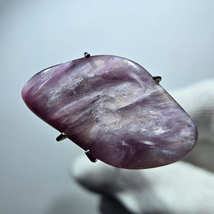Rare Charoite crystal purple, polished Russia 18*10*3mm 