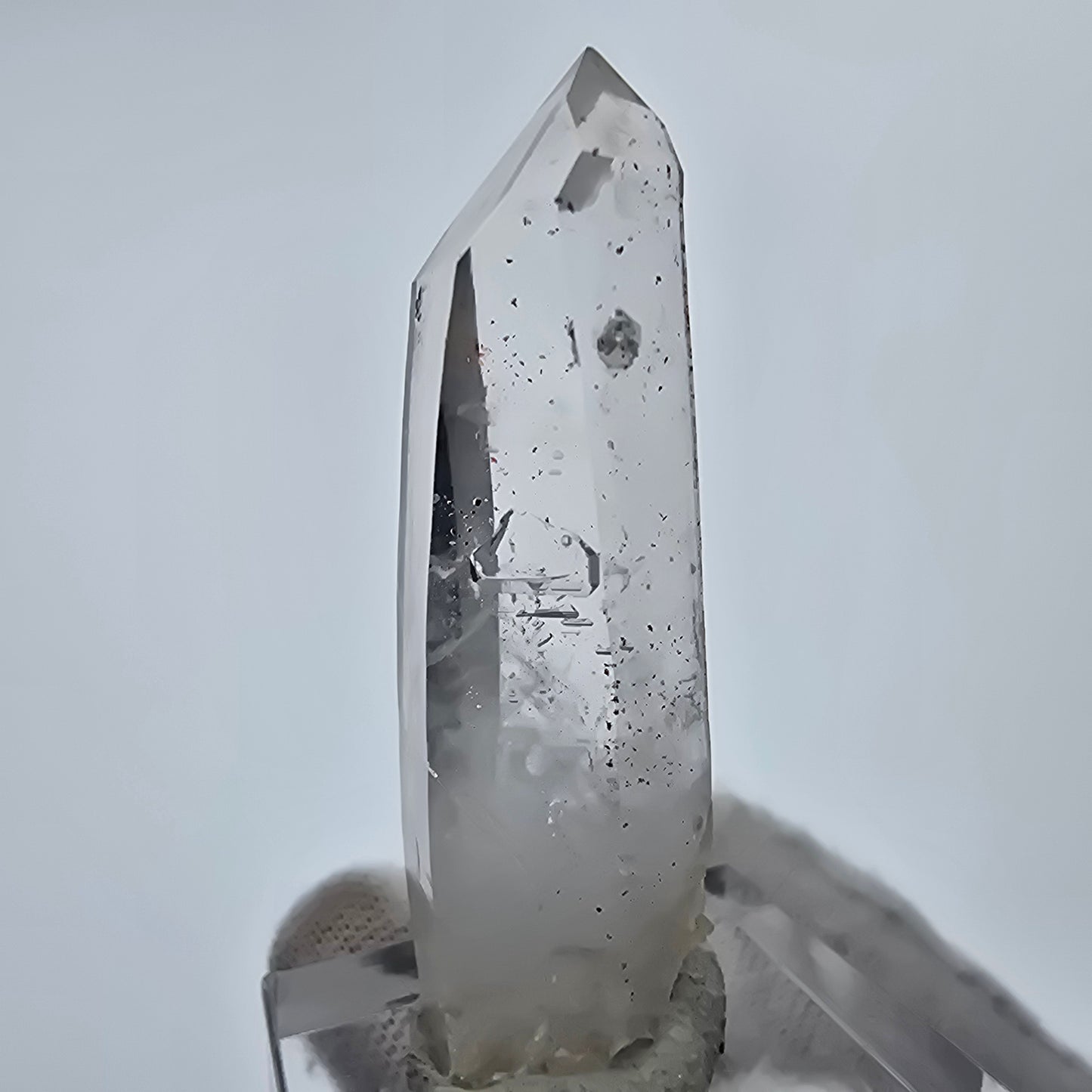Enhydro Phantom Rauchquarz Spitze 1x Blase Goboboseb, Namibia 44*14*12mm