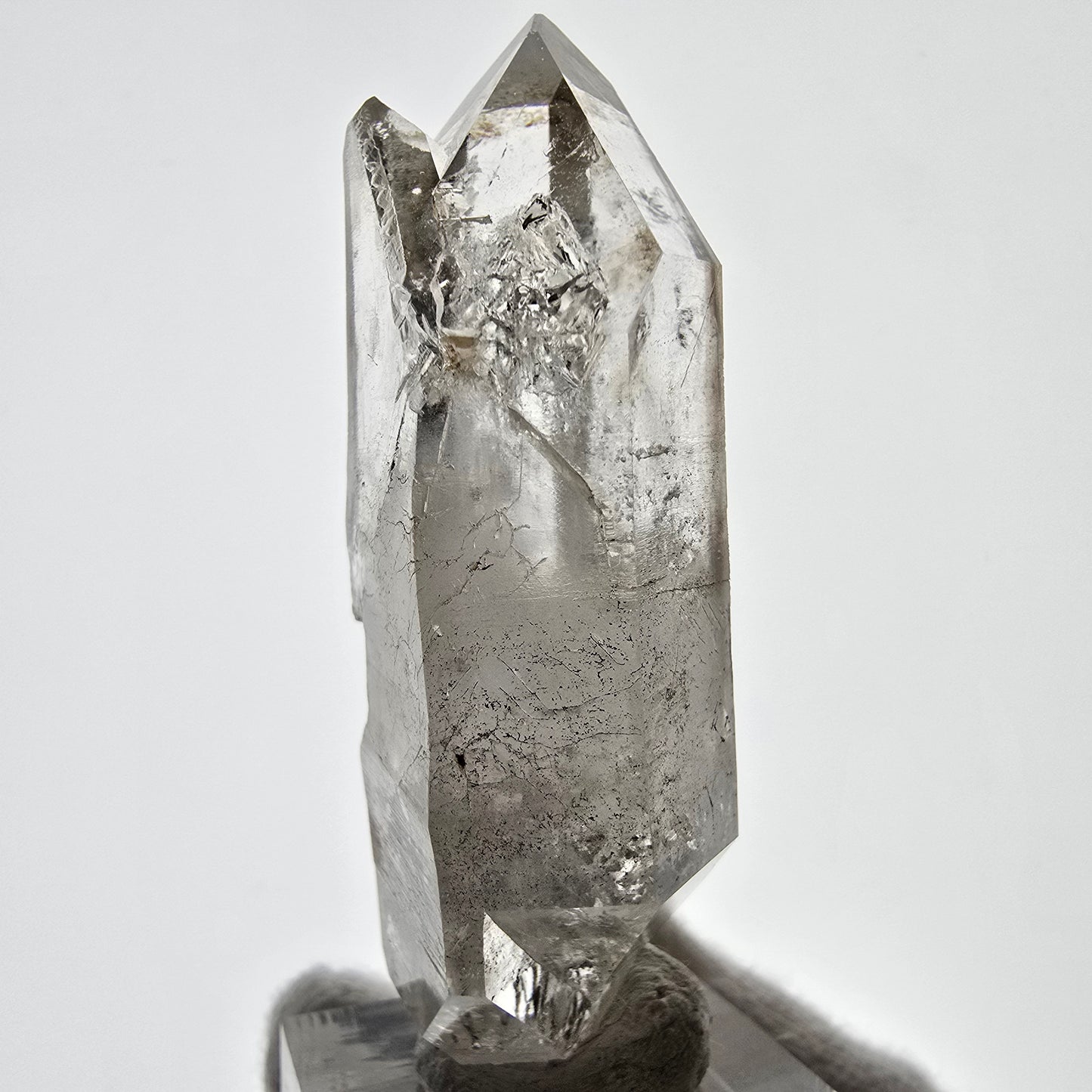 Skeleton Phantom Smoky Quartz DT Scepter Valentine Pocket, Namibia 63*27*17mm 