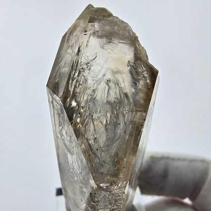 Enhydro Phantom Smoky Quartz Sceptre Tip 1x Bubble Goboboseb, Namibie 60*23*21mm 