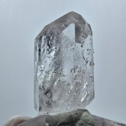 Enhydro Quartz with Analcim, 2x Bubble Streep Mine, Goboboseb, Namibia 38*24*15mm 