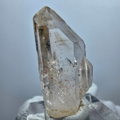 Enhydro Phantom Smoky Quartz Scepter, 1x Bubble Goboboseb, Namibia 33*17*11mm 