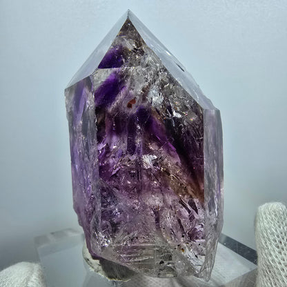 Großer Phantom Amethyst mit Hämatit Streep Mine, Goboboseb, Namibia 63*44*33mm