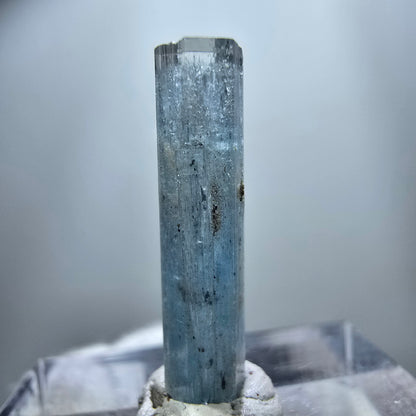 Klarer Aquamarin X Kristall, blau Erongo, Namibia 20*7*4mm