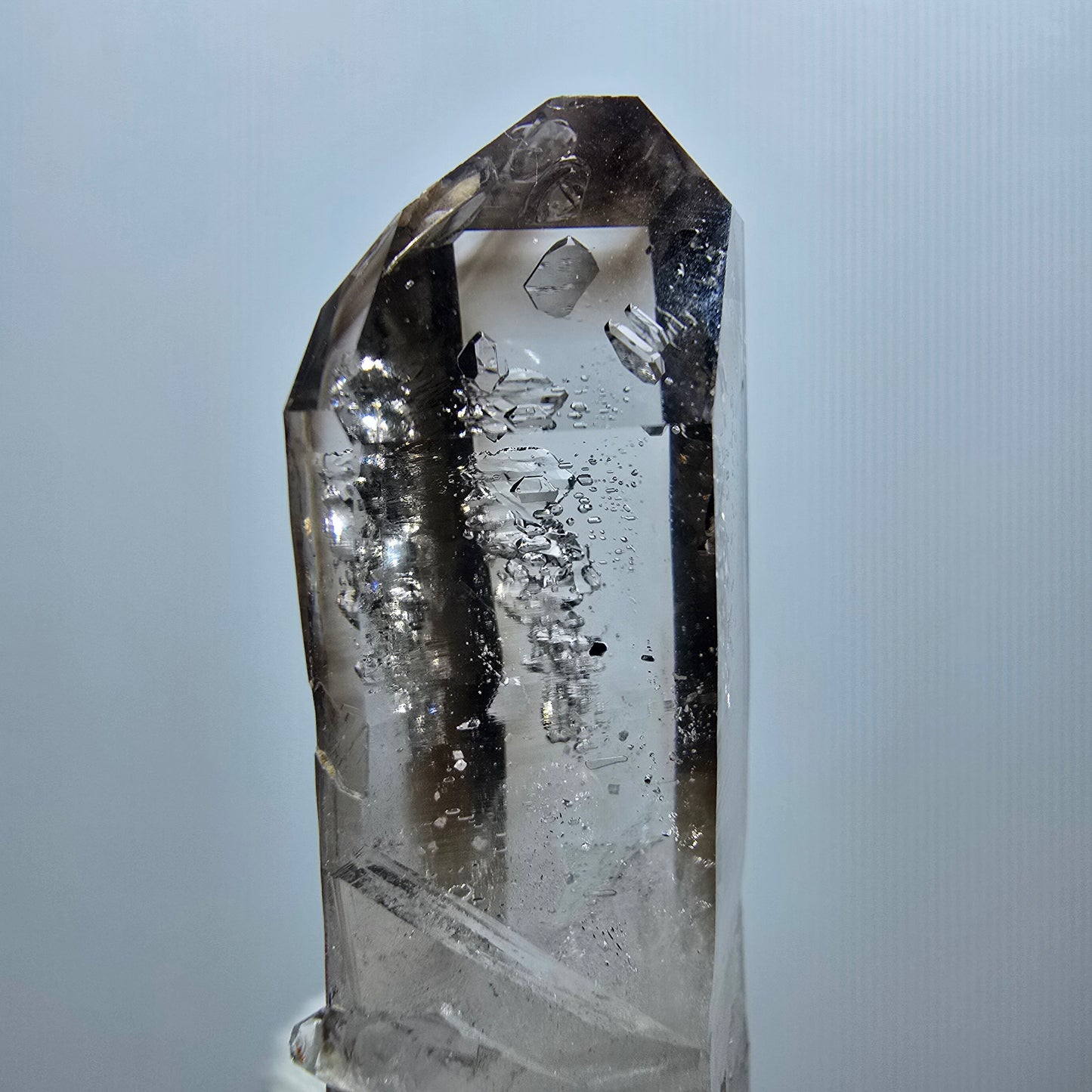 Clear Phantom Smoky Quartz DT Scepter Point Goboboseb, Namibia 52*19*11mm 