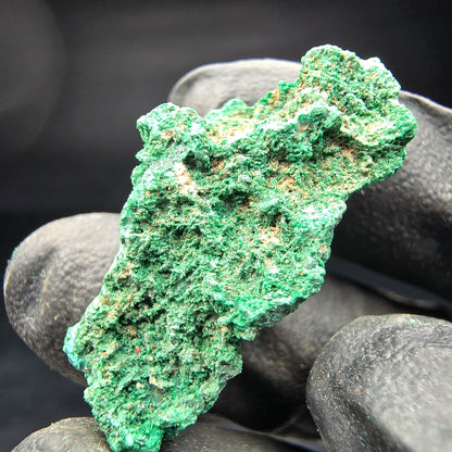Spécimen rare de malachite, vert Kaokoveld, collection minérale 30*14*17mm namibie
