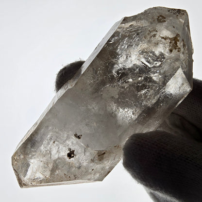 Skeleton Smoky Quartz DT Scepter, UV Calcite Valentine Pocket, Namibia 86*37*24mm 