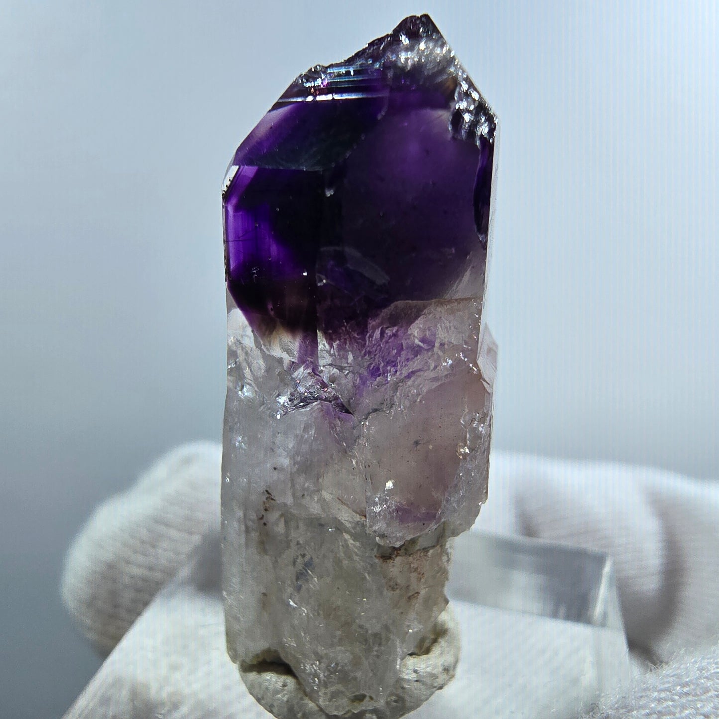 Rare Phantom Amethyst Scepter Point Goboboseb, Namibia 33*15*12mm 