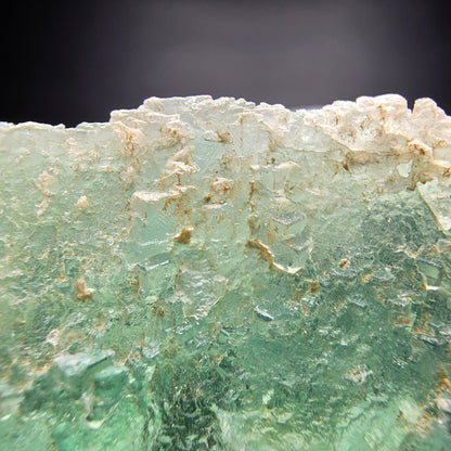 Cube de fluorite fantôme étagé vert turquoise Omehane, namibie 55*21*14mm