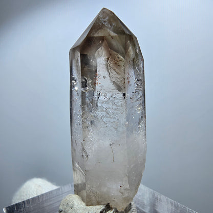 Enhydro Phantom Smoky Quartz Scepter, 1x Bubble Goboboseb, Namibia 39*12*14mm 