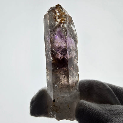 Améthyste fantôme Enhydro, 1x Bubble Streep Mine, Namibie 76*23*16mm 