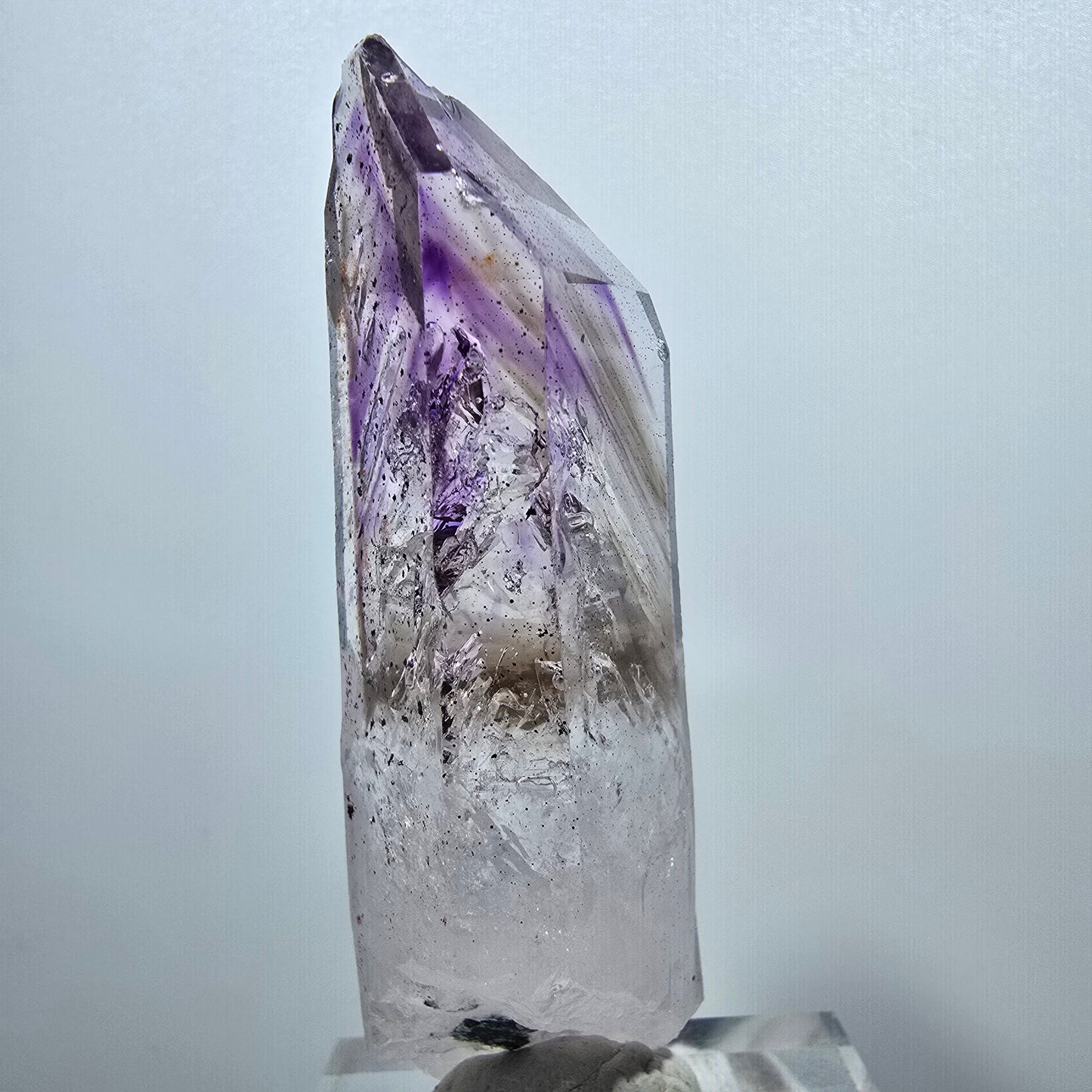 Enhydro Phantom Hämatit Amethyst, 4x Blase Streep Mine Gobobo Namibia 81*29*21mm