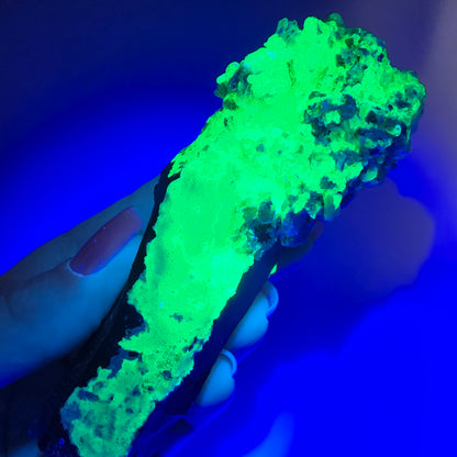 Quartz fumé squelette fantôme, spécimen d'hyalite, Erongo, Namibie, 105 x 42 x 31 mm 