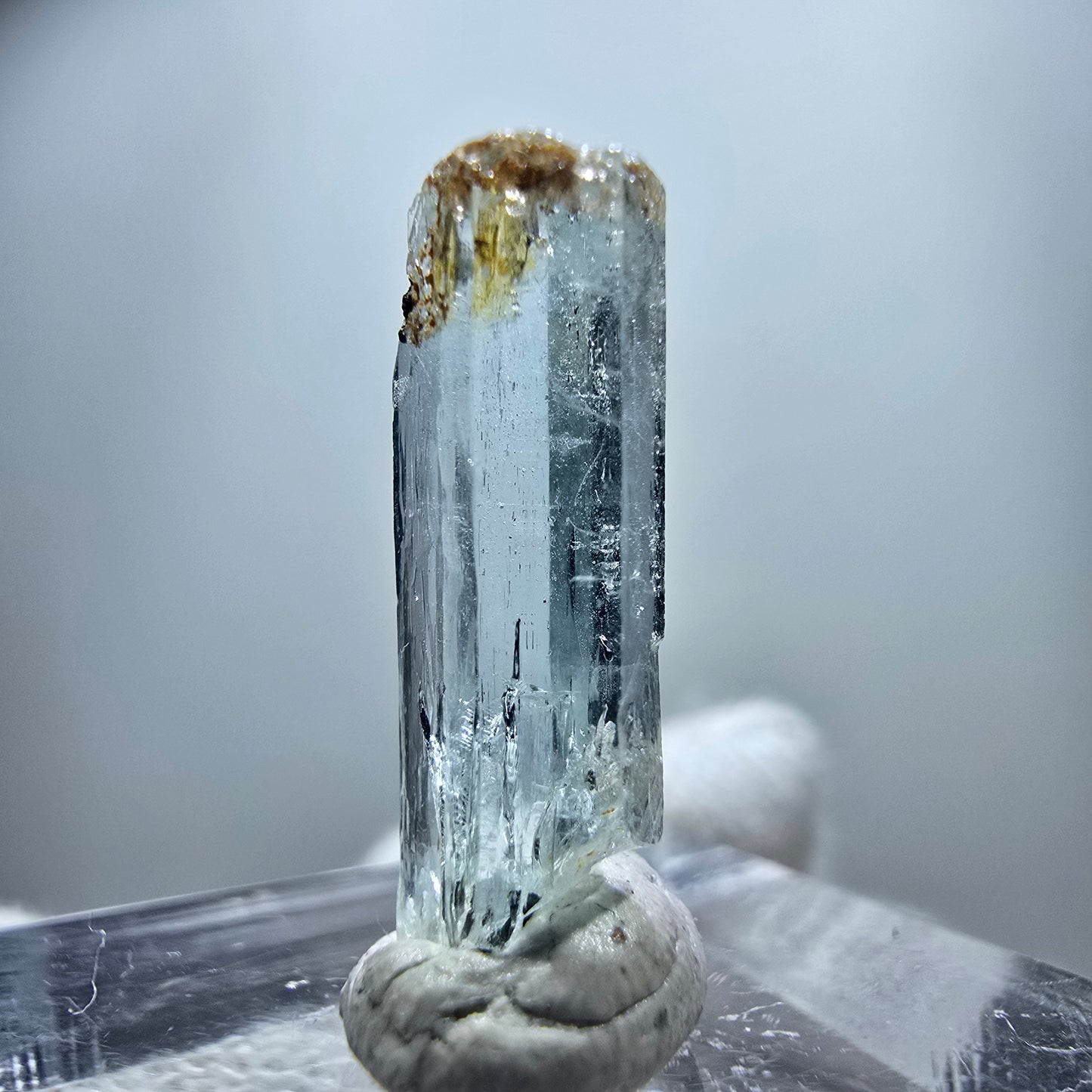 Klarer Aquamarin X Kristall, blau Erongo, Namibia 19*7*4mm