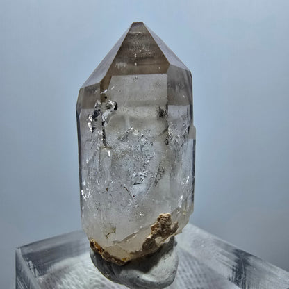 Clear Phantom Smoky Quartz Scepter Point Goboboseb, Namibia 30*15*16mm 