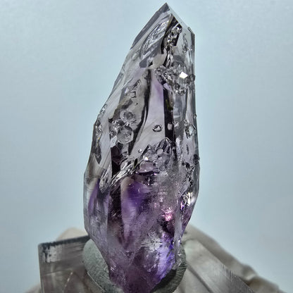 Enhydro Phantom Amethyst with Analcim Streep Mine, Goboboseb, Namibia 42*17*17mm 