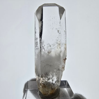 Sceptre de poche Saint-Valentin en quartz fumé fantôme squelette, Namibie 54 x 18 x 13 mm 