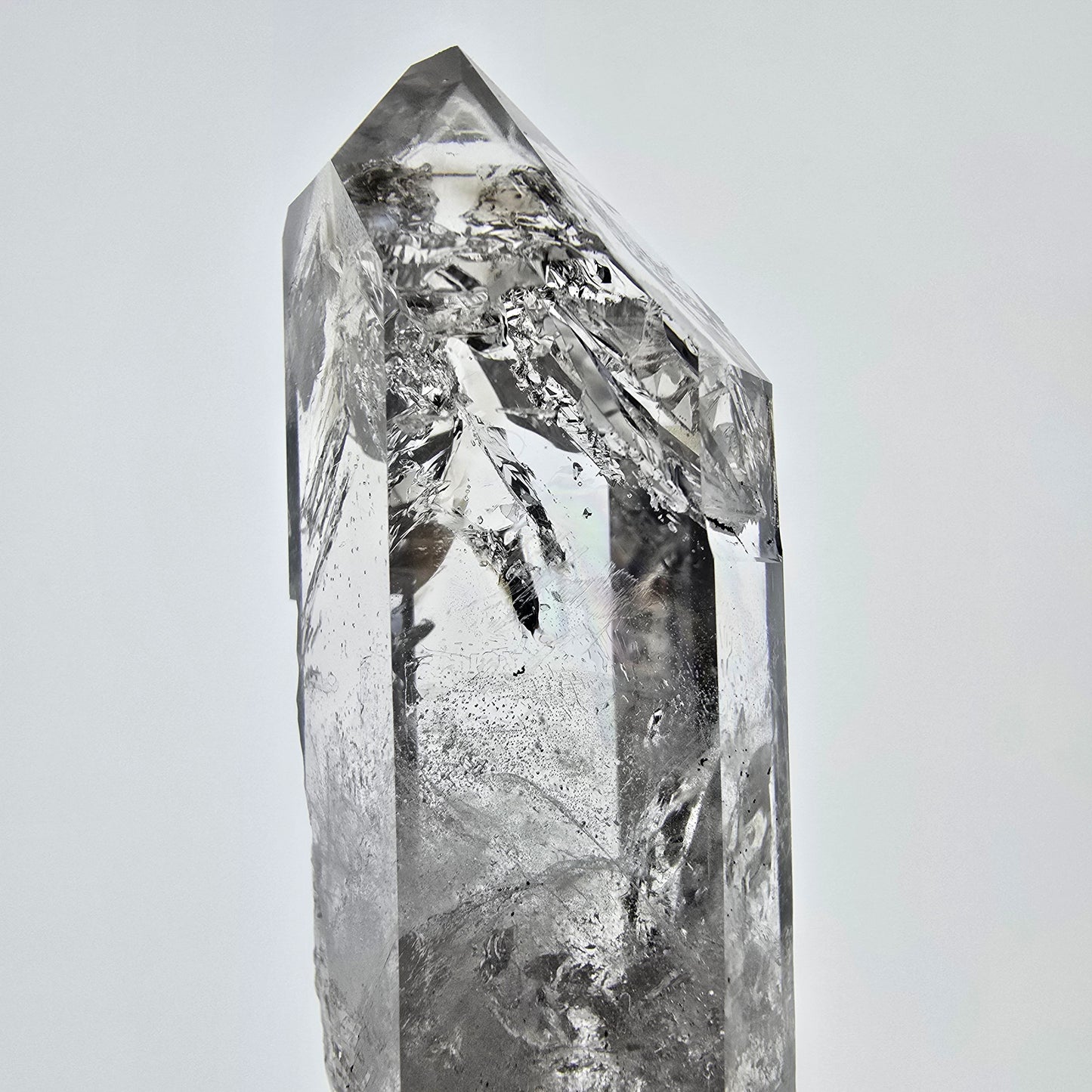 Skeleton Phantom Smoky Quartz Scepter Valentine Pocket, Namibia 70*24*18mm 