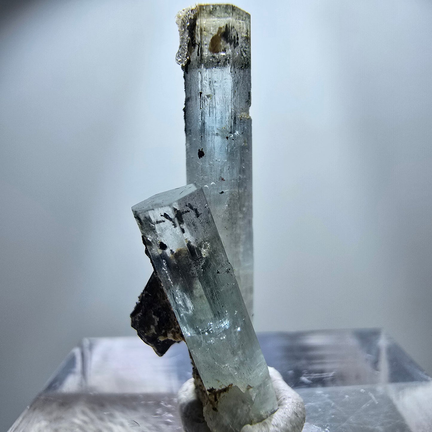 Klare Aquamarin XX Stufe, blau Erongo, Namibia 25*9*7mm