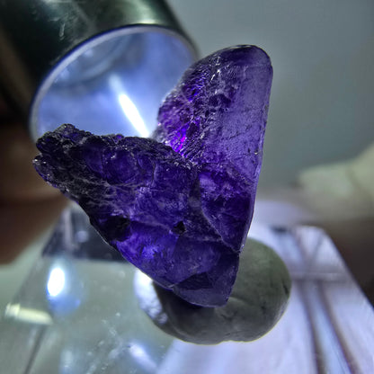 Fluorite fantôme, Moscovite, Schörl Tourmaline Erongo, Namibie 20*13*12mm 