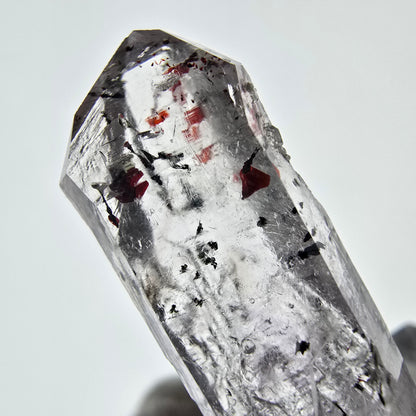 Mine d'améthyste Harlequin Phantom Point Streep, Goboboseb, Namibie, 31 x 11 x 9 mm 