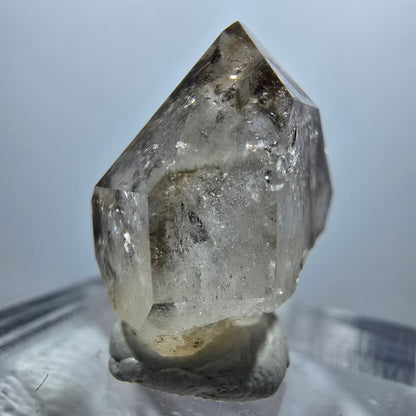 Enhydro Phantom Smoky Quartz Scepter, 1x Bubble Goboboseb, Namibia 17*17*11mm 