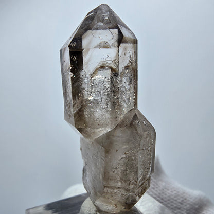 Clear Phantom Smoky Quartz DT Scepter Point Goboboseb, Namibia 42*18*14mm 