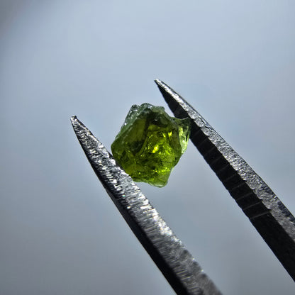Cristal de tourmaline verdélite rare, vert Minas Gerais, Brésil #7992
