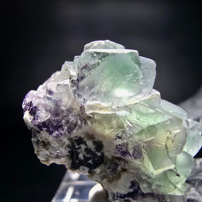 Fluorite Zonare, muscovite, stade orthoclase Erongo, namibie, Collection 26*17*14mm