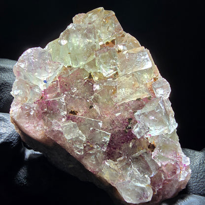 Zonare Fluorite Cube Tier Vert Violet Okorusu, Namibie 52*37*29mm Collection