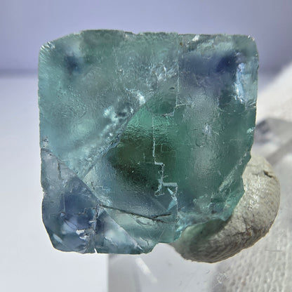 Seltener Phantom Fluorit Würfel, grün Okorusu, Namibia 21*16*14mm