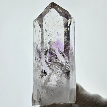 Mine d'améthyste fantôme transparente Point Streep, Goboboseb, Namibie, 63 x 26 x 20 mm 