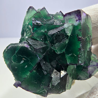 Phantom Fluorit Würfel Stufe parkettiert zonal Okorusu, Namibia 50*40*28mm