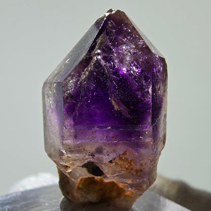 Pointe de sceptre d'améthyste fantôme Enhydro, 1x Bubble Brandberg, Namibie 33*21*16 mm 
