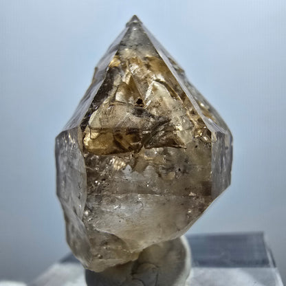 Klare Phantom Rauchquarz Zepter Spitze Goboboseb, Namibia 27*19*13mm