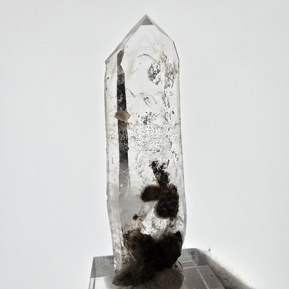 Enhydro Skeleton Smoky Quartz DT Scepter, 1x Bubble Valentine Pocket, Namibia 60*20*15mm 